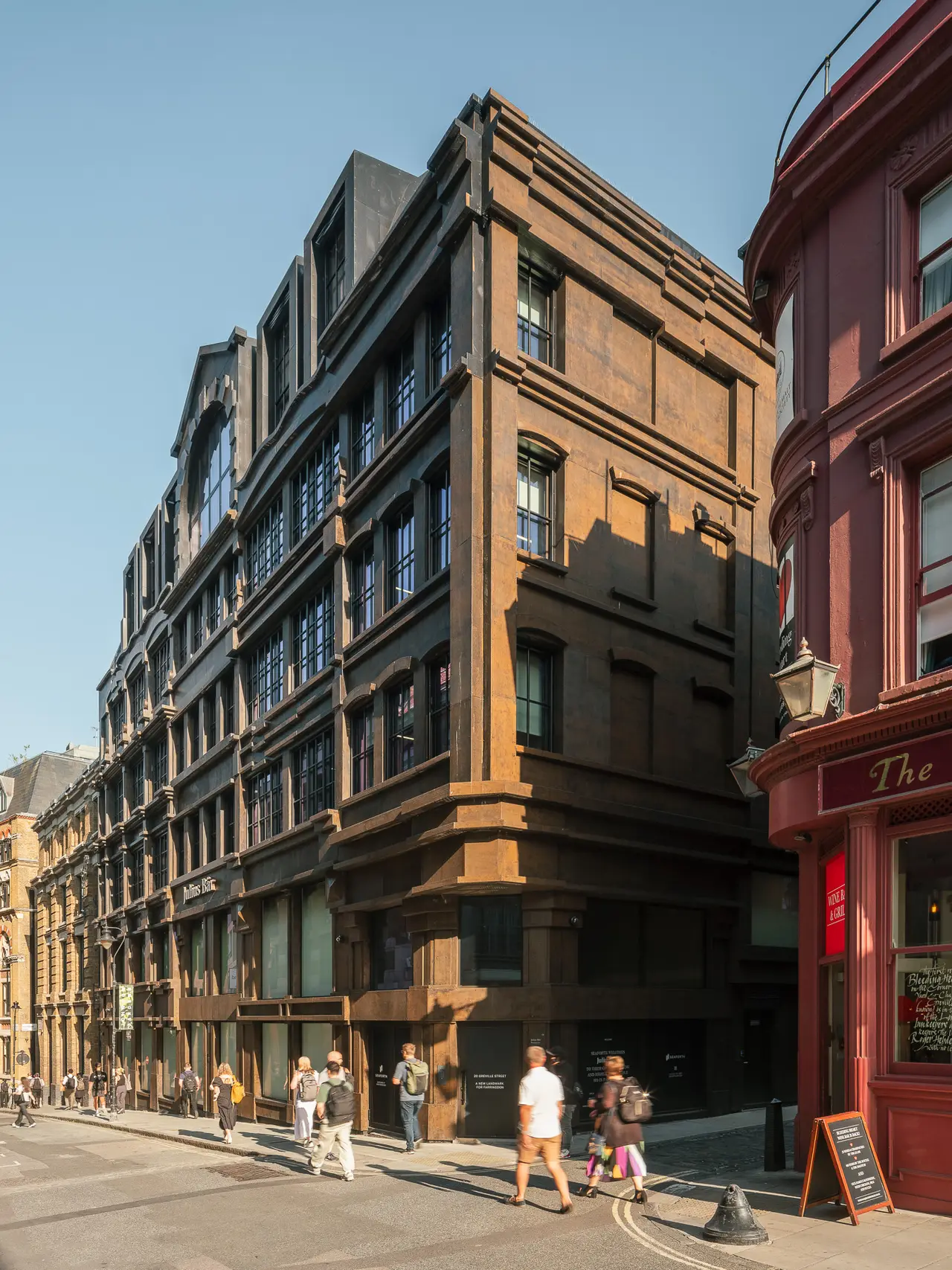 Greville Street — detail